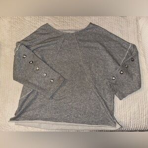 Crewneck (metal sleeve detail)